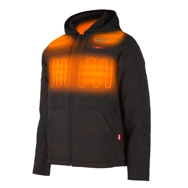 Milwaukee M12 HPJbl2-0 XL Isıtıcılı Puffer Mont Siyah 4932480074 Isıtıcılı Yelek