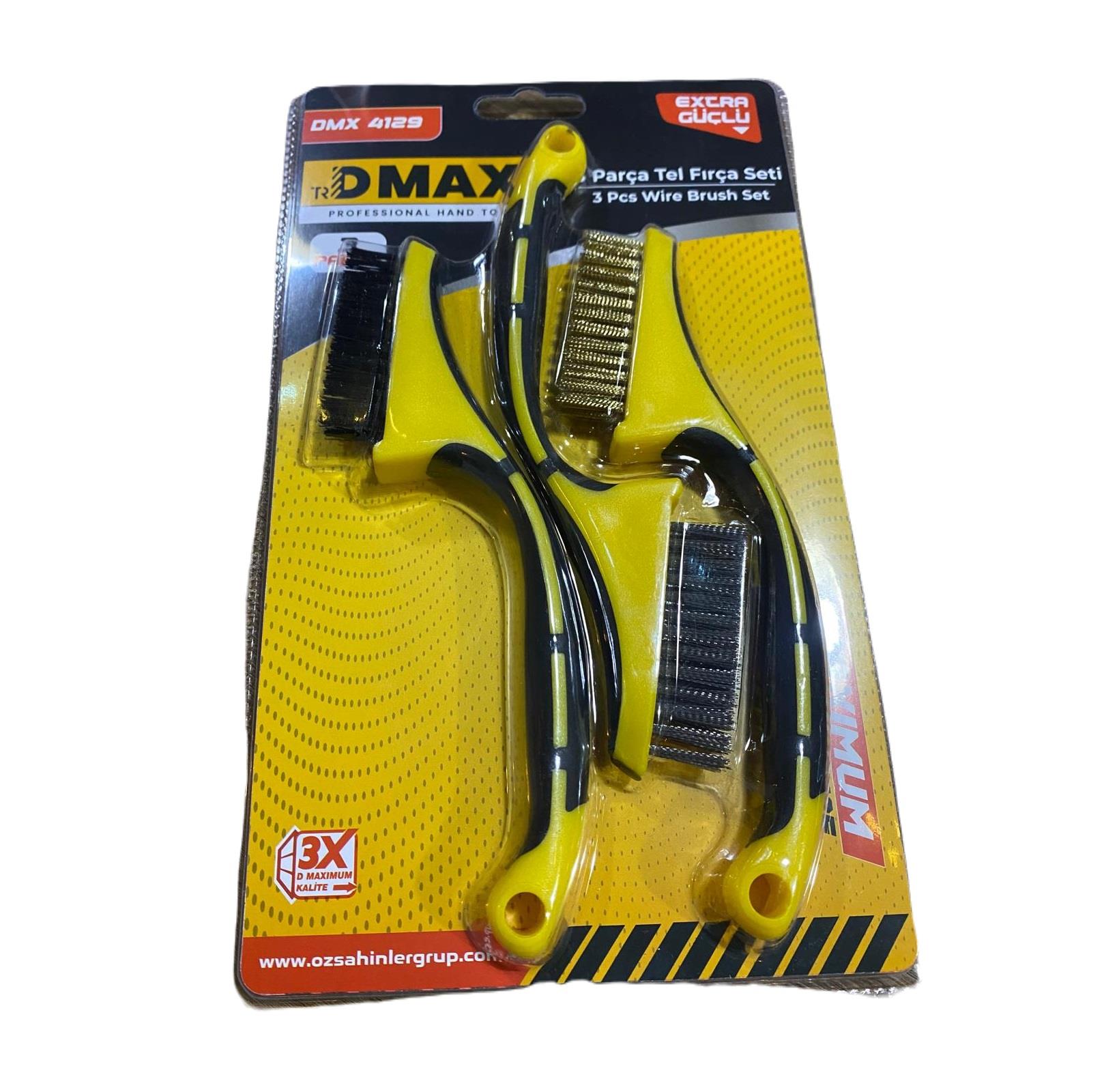 Dmax 4129 3 Parça Tel FırçaTel Fırçalar