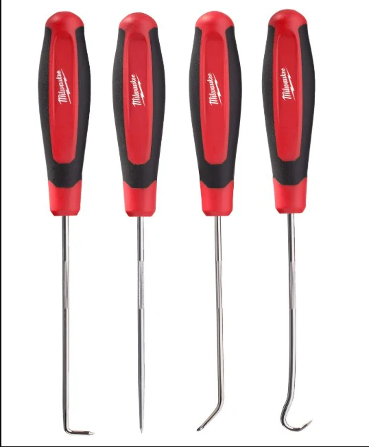 Milwaukee Conta Keçe Sökücü Kanca Set 4 Parça 4932499471Tornavidalar