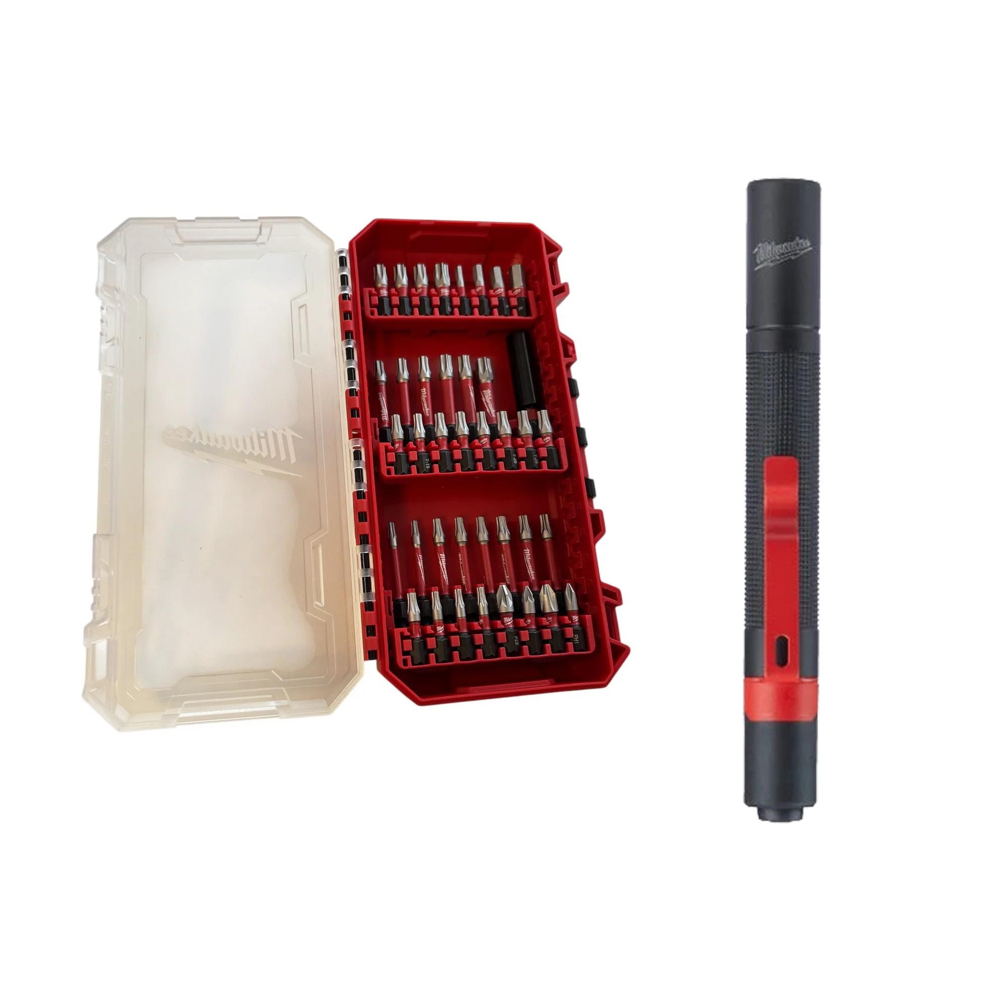 Milwaukee Bits Uç Set 39 Parça + Led Fener 4932498608Bits Uçlar ve Adaptörler