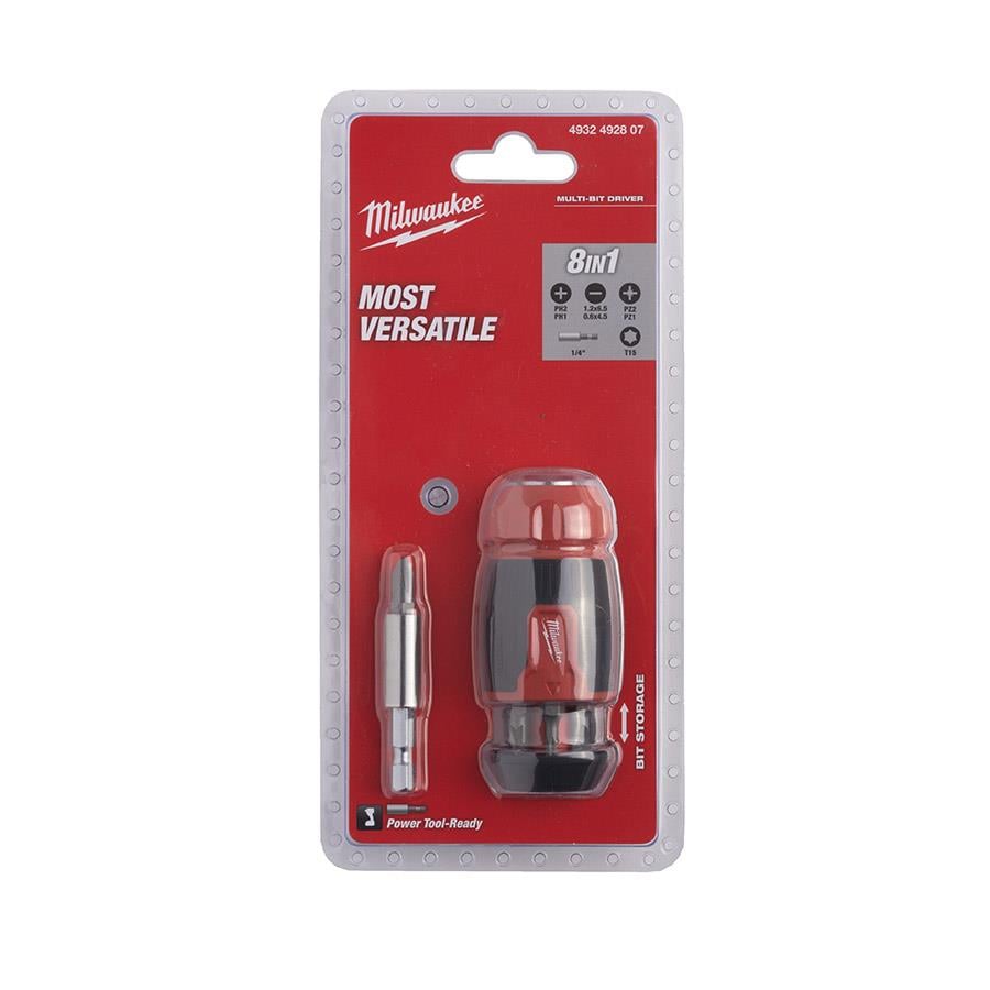 Milwaukee Multi Uç Kompakt Tornavida 8 Parça 4932492807Tornavidalar