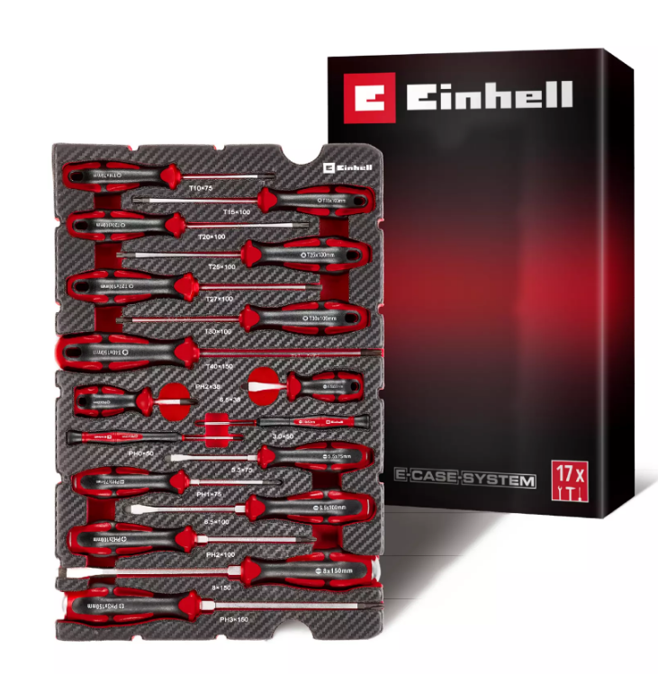 Einhell Tornavida Set 17 Parça 370525Tornavidalar