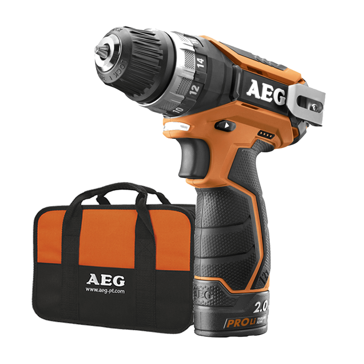 Aeg BS 12 C2 LI Akülü Matkap (2 x 12 V 2.0 Ah) 2 Akü