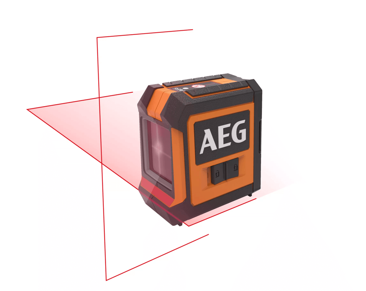 Aeg Kırmızı Çizgili Lazer Metre CLR215-B