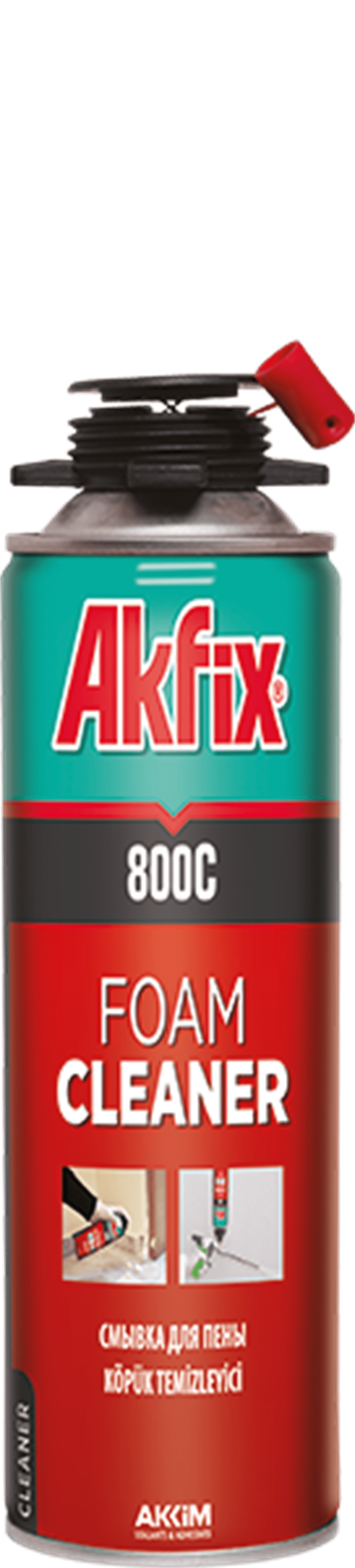 Akfix 800C PU Köpük ve Köpük Tabancası Temizleyici Sprey