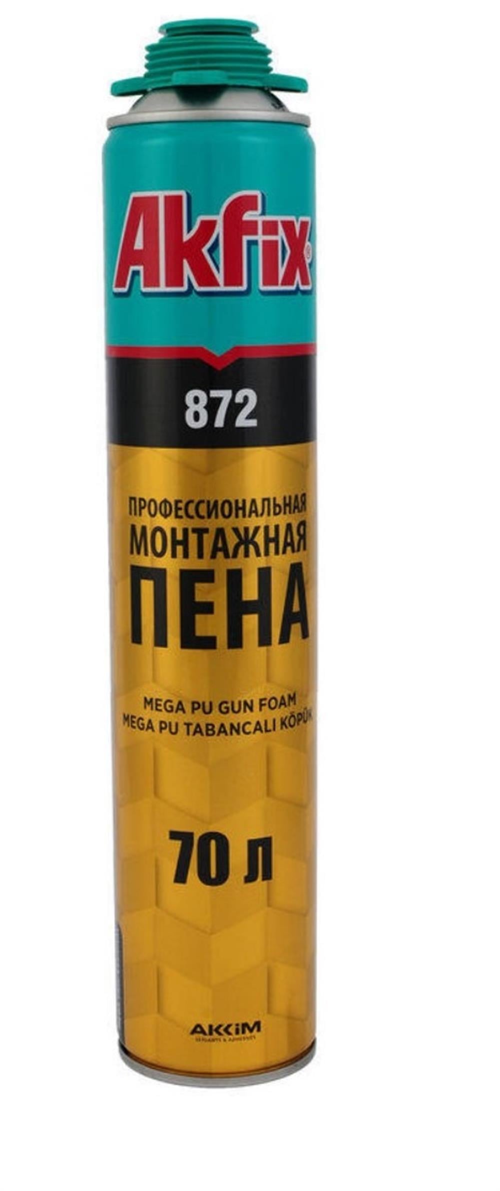 Akfix 872 Mega Tabancalı PU Köpük 70 L 1020 GrYapı Kimyasalları