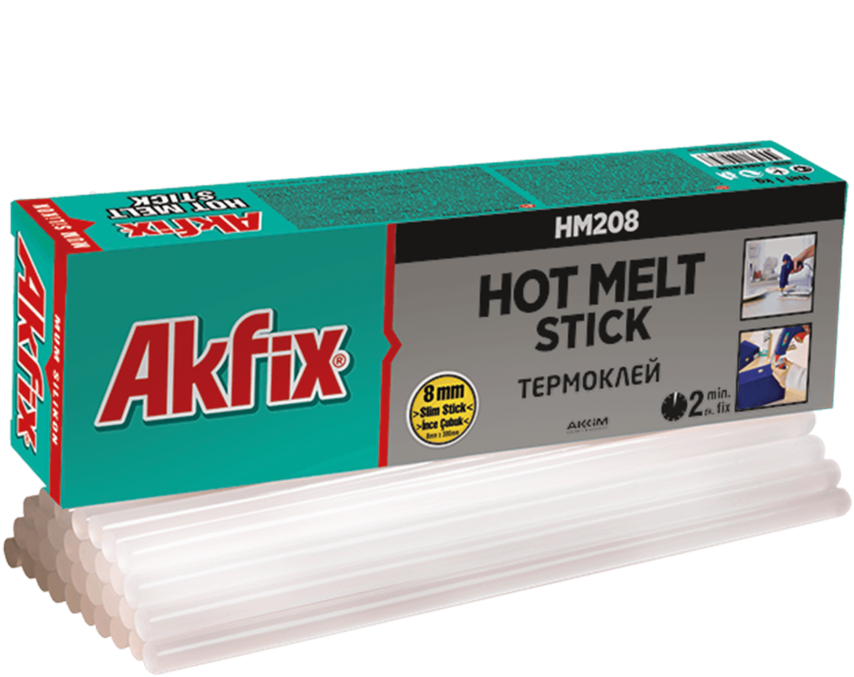 AKFİX HM208 Mum Silikon İnce 8mm x 300mm