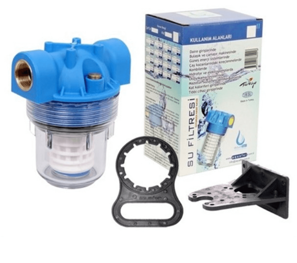 Aquafer 3 inç Yıkanabilir Ekonomik Su Arıtma Filtresi (3/4)Su Arıtma Filtreleri