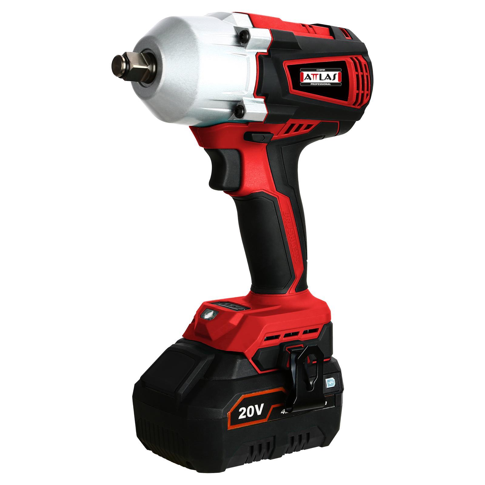 Atlas PRO-ATBL 18 MTIW-502C Akülü Somun Sıkma KömürsüzSomun Sıkma
