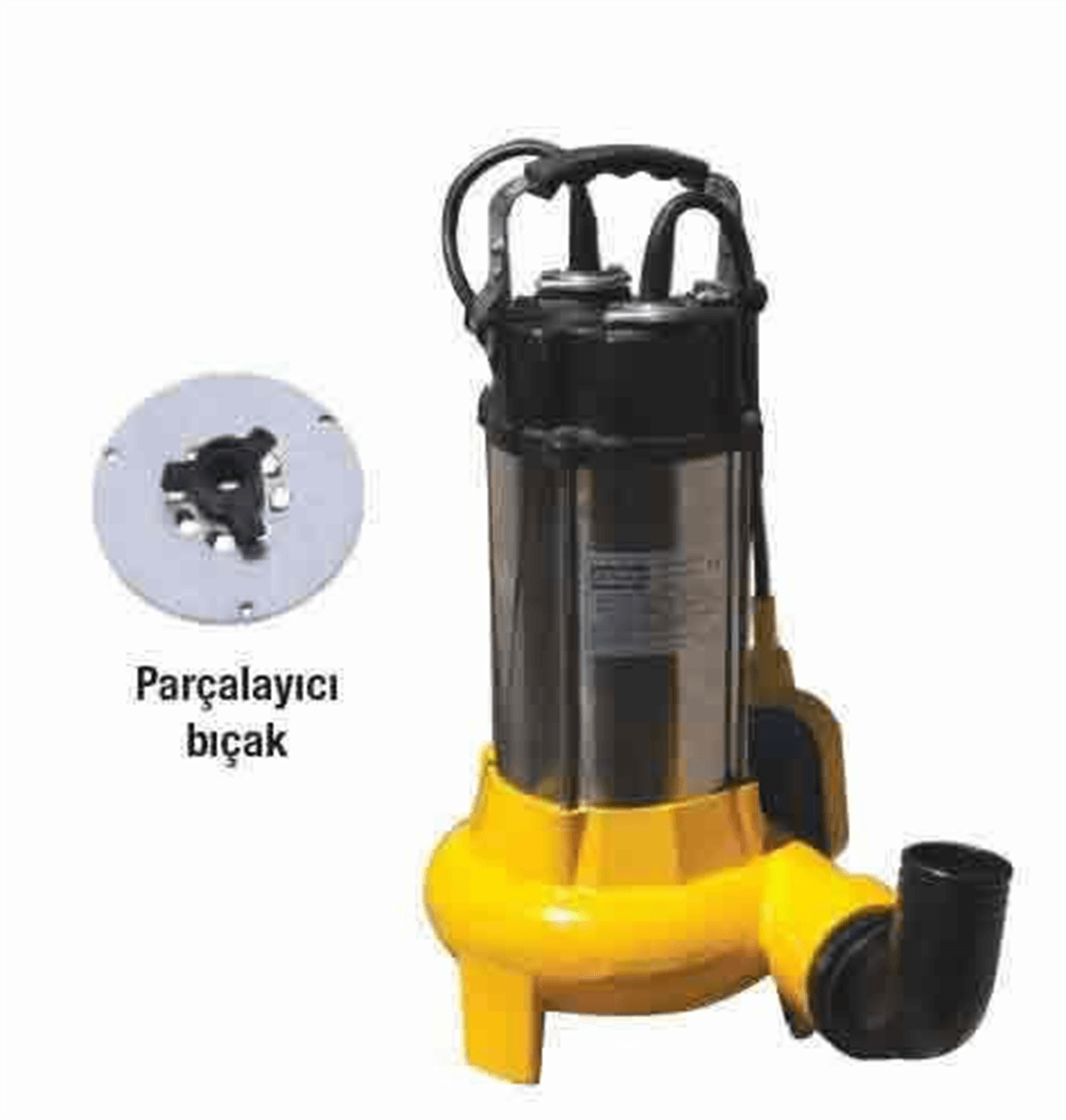 ATTLAS Döküm Gövdeli Bıçaklı Atık Su Pompası 1.5Hp V1100D-F