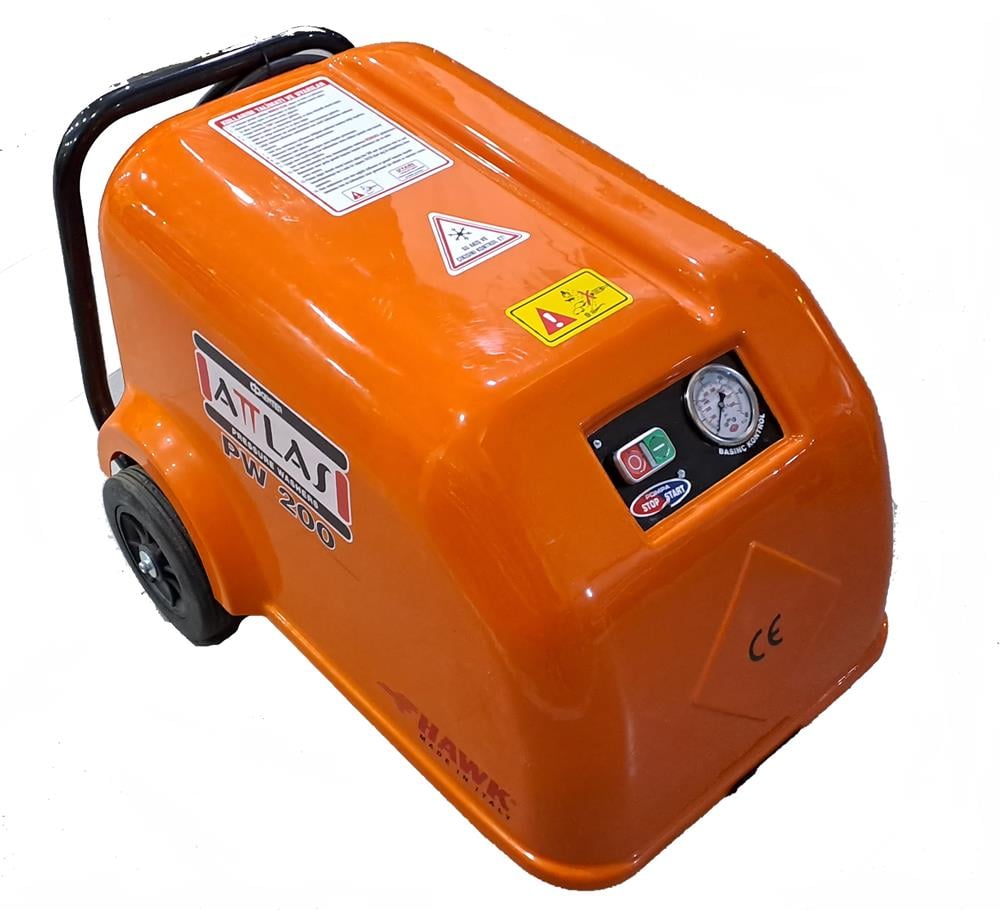 ATTLAS PW200 Basınçlı Oto Yıkama Makinasi  200 Bar (Trifaze)Trifaze