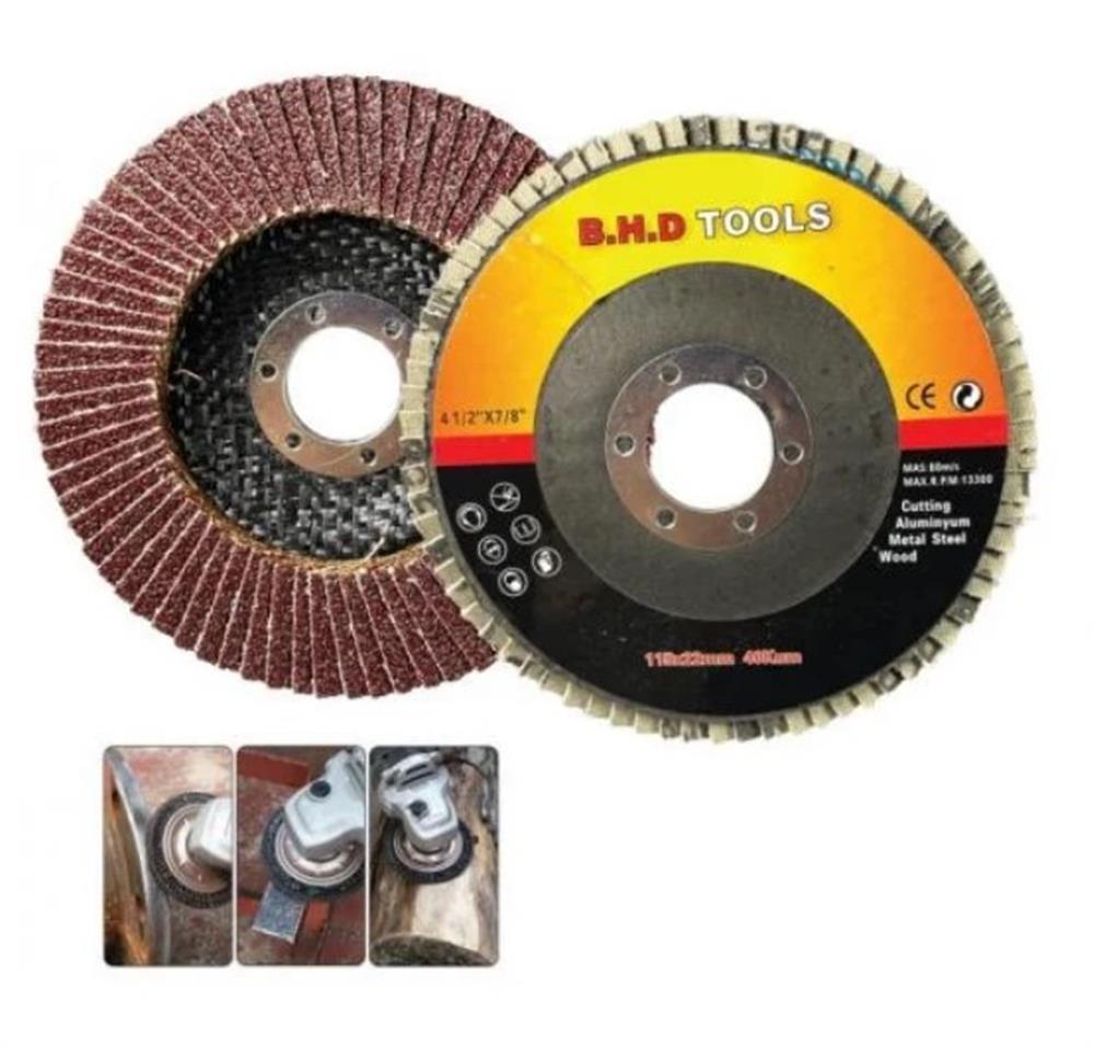 B.H.D Flap Disk Zımpara 115x80Taşlama Diskleri