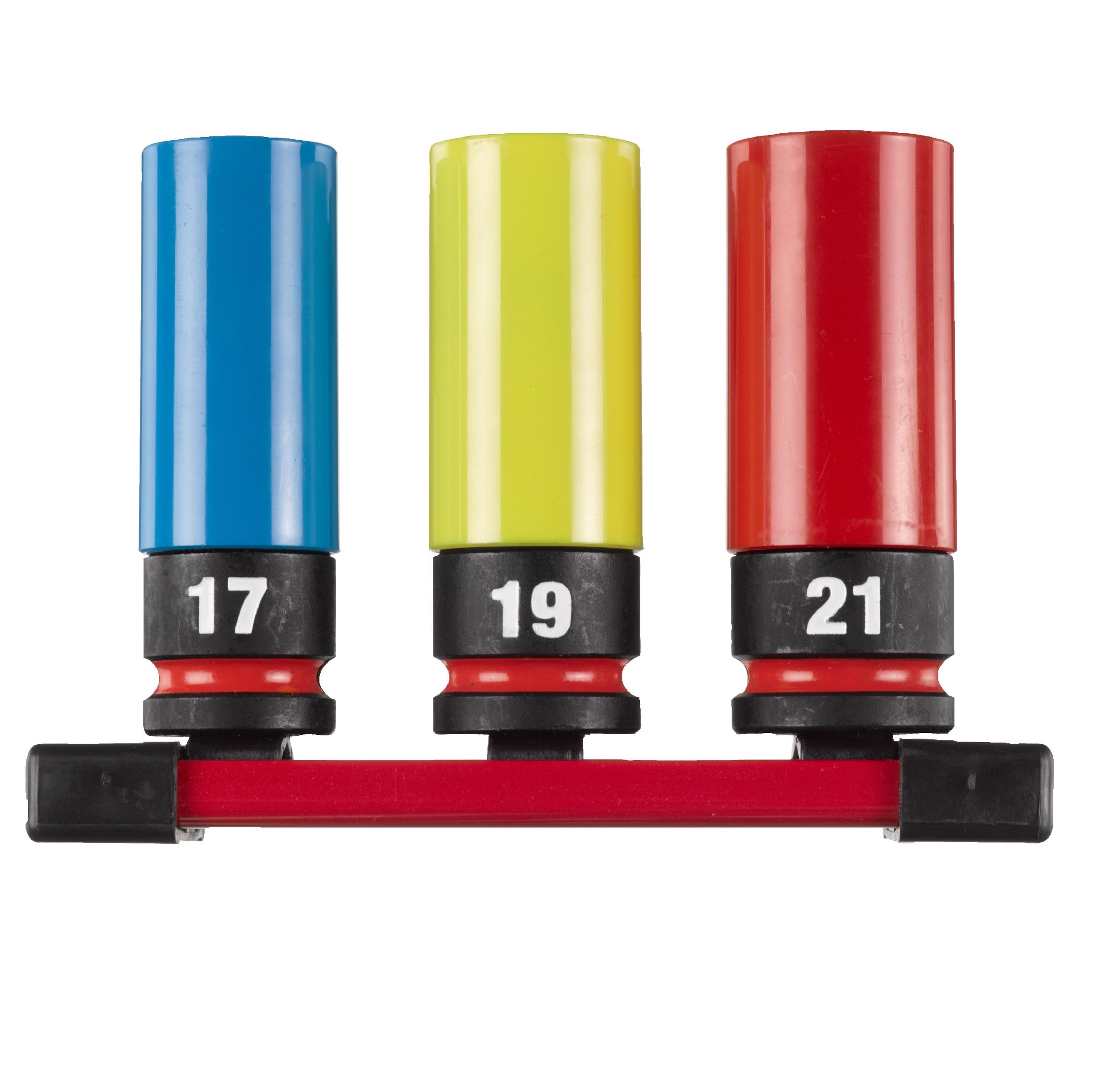 Milwaukee Hex Soket Lokma Seti 17-19-21 MM 4932493370Lokma Setleri