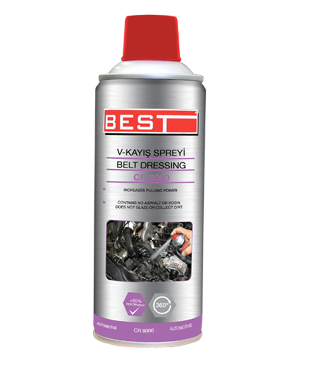 BEST CR8000 V Kayış Yağlayıcı Bakım Spreyi 400 MLOto Sanayi Grubu