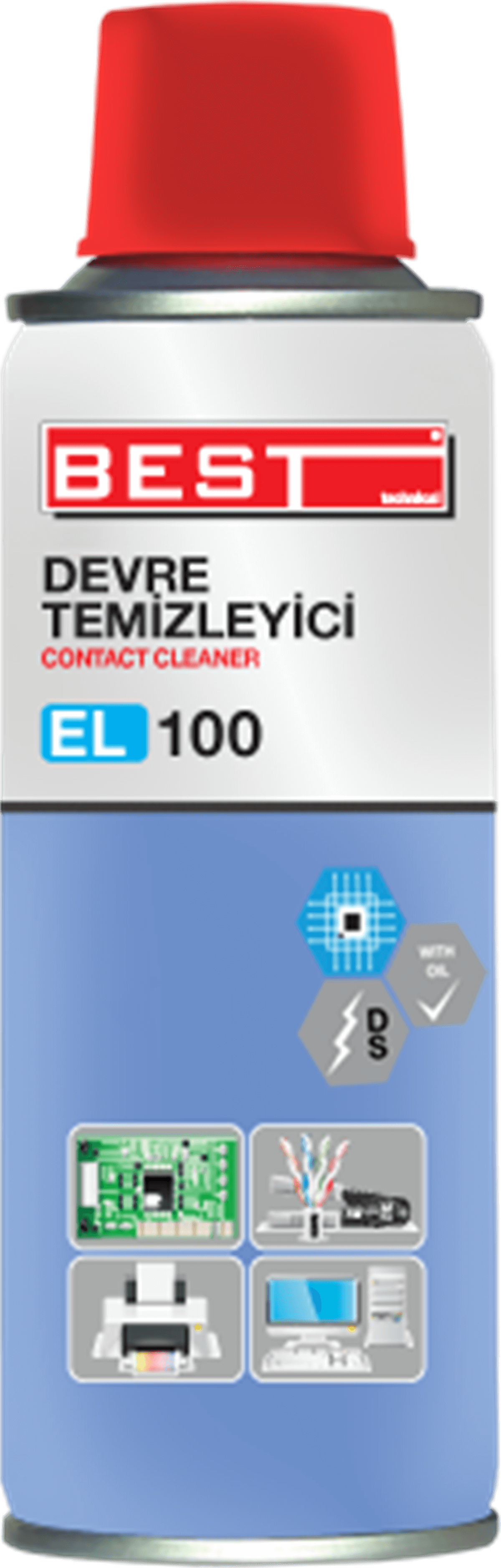 BEST EL-100 Devre Temizleyici Yağlı 200ML