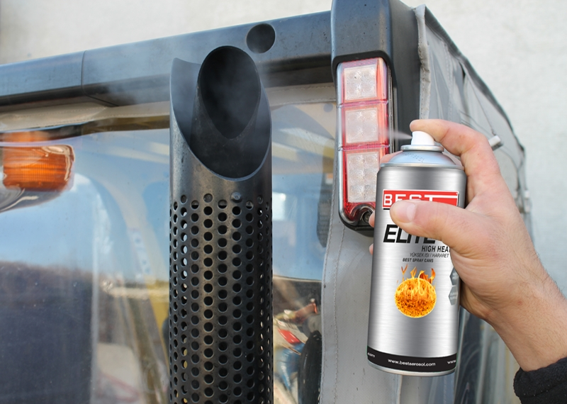 Best Elite Yüksek Isı Sprey Boya 400 Ml GümüşSprey Boyalar