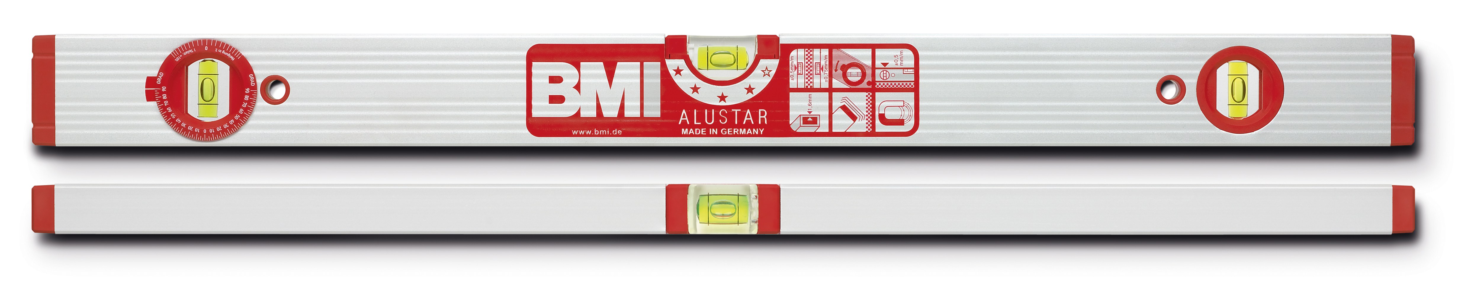 BMI ALUSTAR 691050 ALÜMİNYUM SU TERAZİSİ 50cm