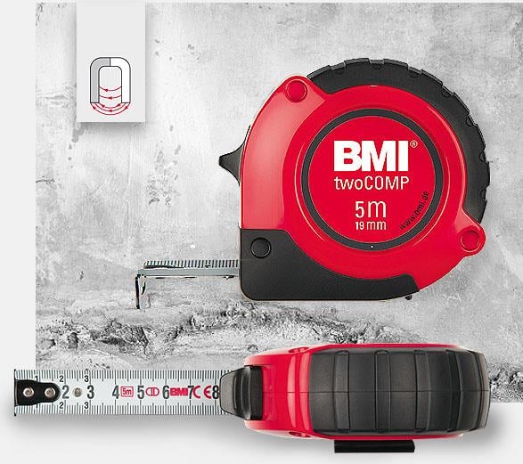 Bmı Two Comp Şerit Metre 5mt 19mm 472541021Metreler