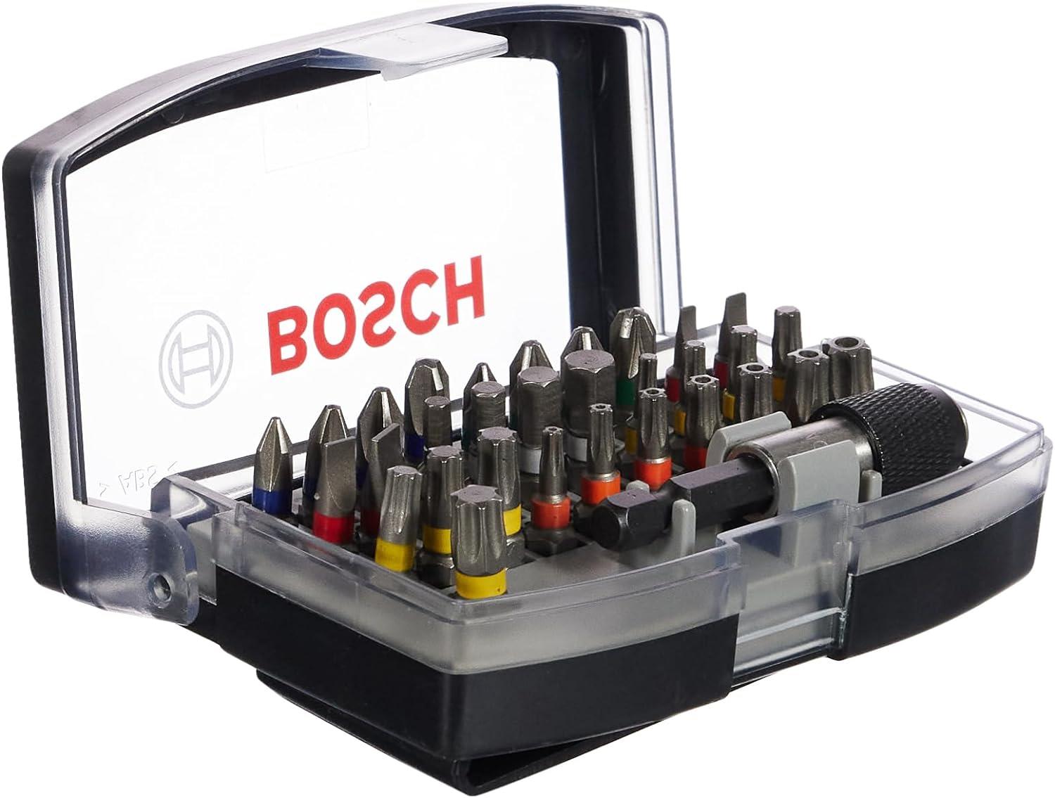 Bosch 32 parça vidalama ucu aksesuar seti 2607017319Bits Setler