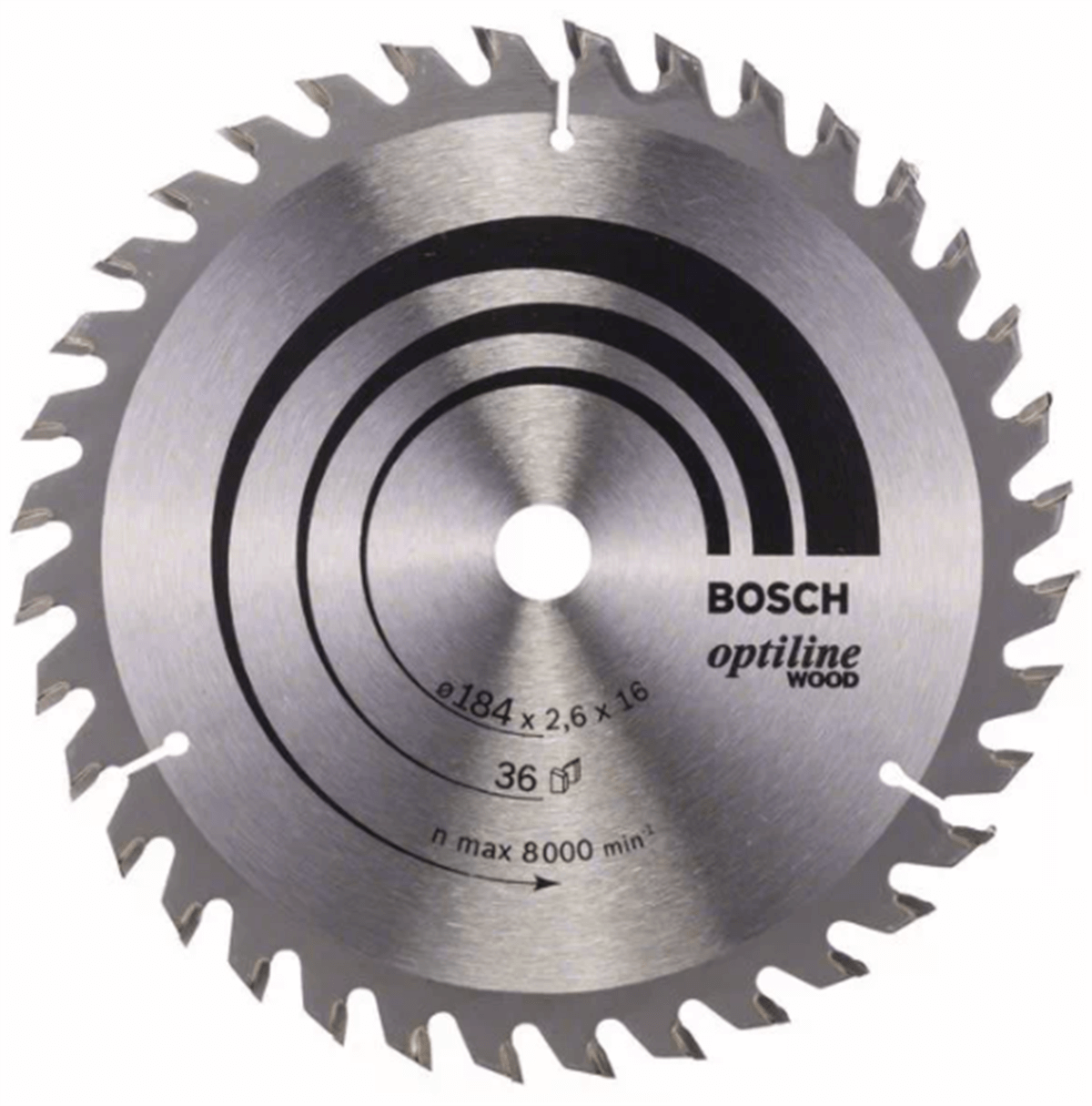 Bosch Daire Testere Bıçağı 184x2,6x16mm 36 Diş