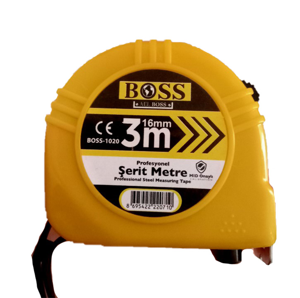 Boss Şerit Metre 3M X 16MMMetreler