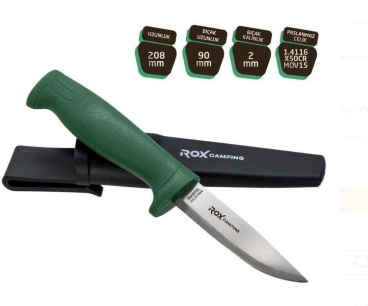 Rox Kamp Bıçağı 0320Bıçak Grubu