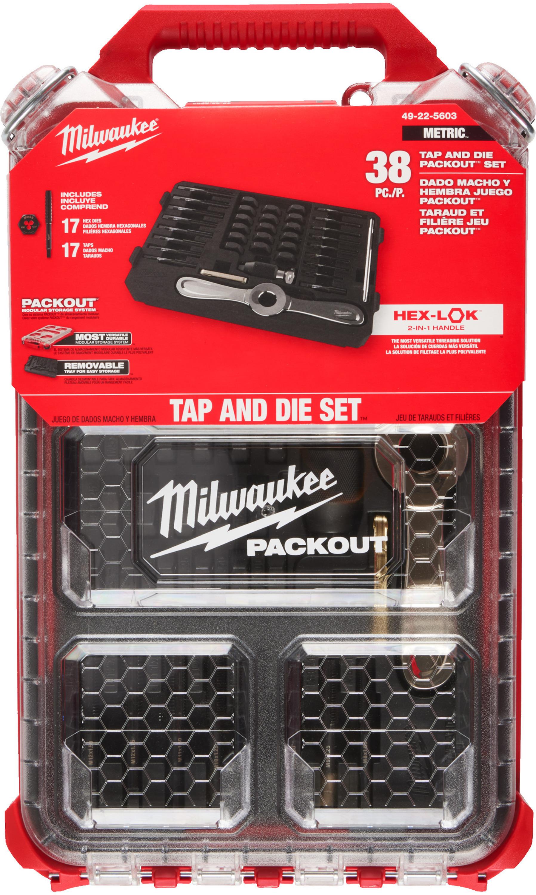 Milwaukee Kılavuz Açma Seti 38 Parça 4932498721Kılavuz Kolları