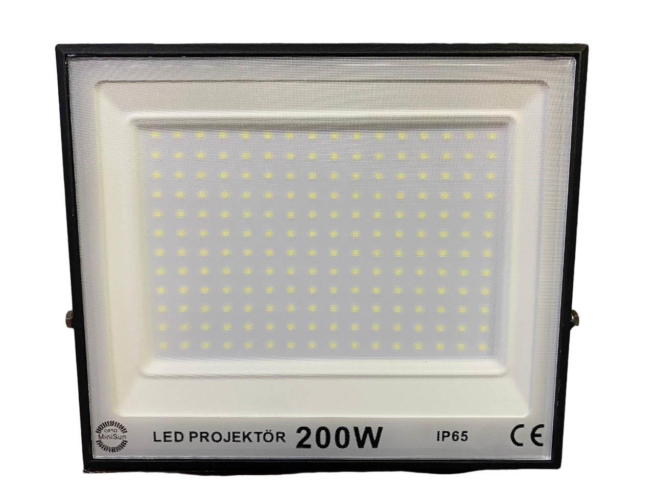 Opto MiniSun Slim Led Projektör 200W Beyaz M38200Led Projektörler