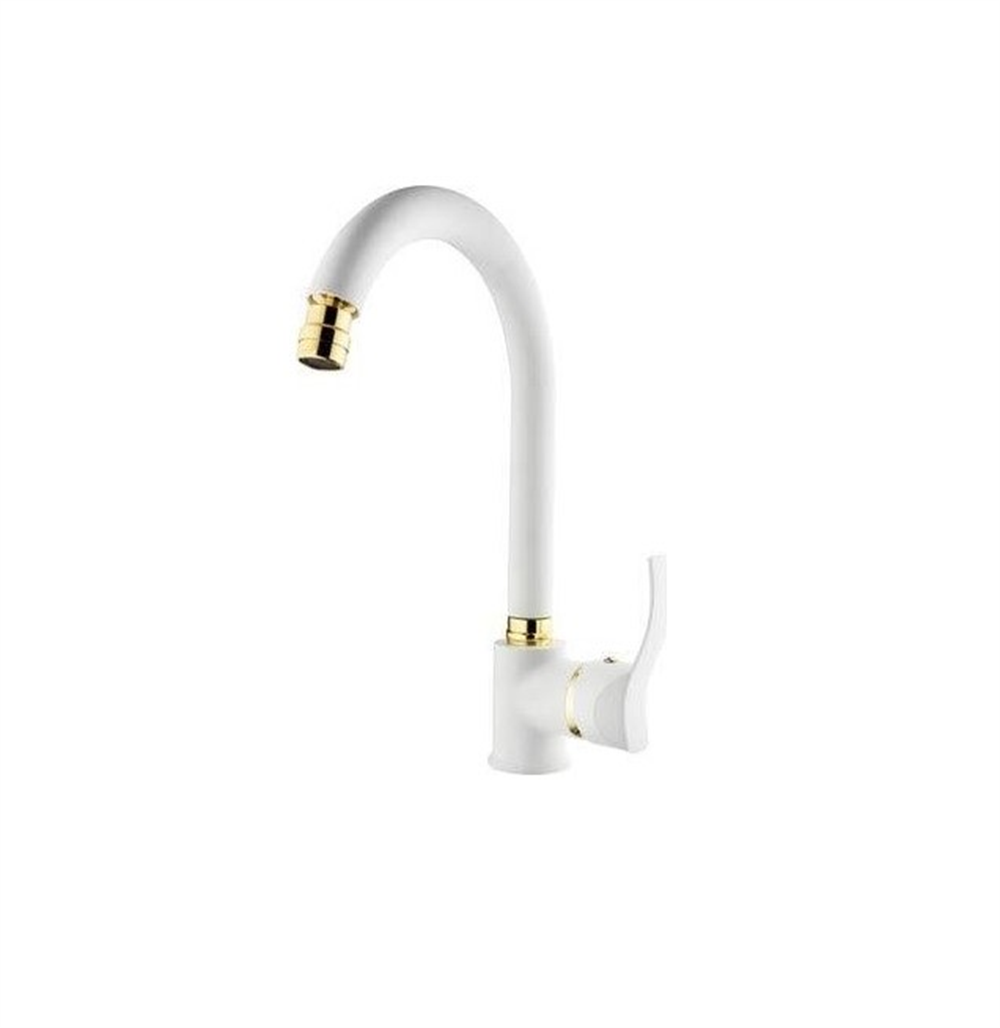 Çağlar Omega Lavabo Bataryası MG302 BeyazLavabo Bataryaları
