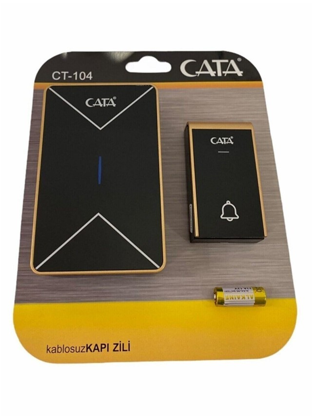 Cata Lüx Model Led Işıklı Uzaktan Kumandalı Zil Ct-104Zil ve Diafonlar