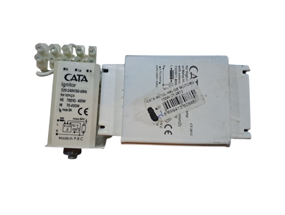 Cata Metal Halide Motoru 150W CT-2612Sigortalar