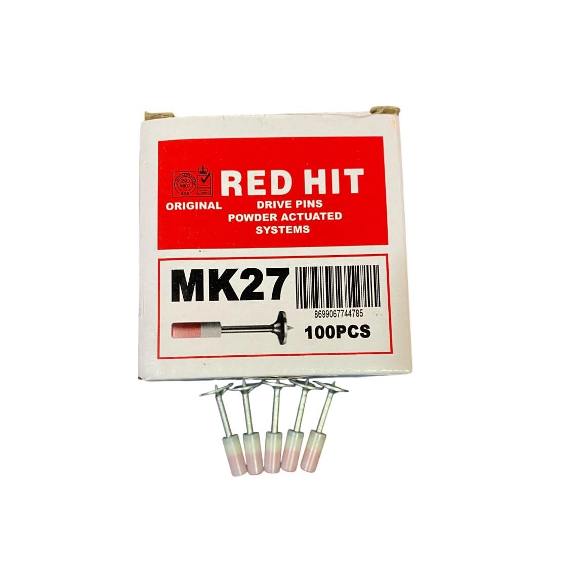 Red Hit Pullu Sabitleme Çivisi MK27 Paket(100)Çivi Tabancası Çivisi
