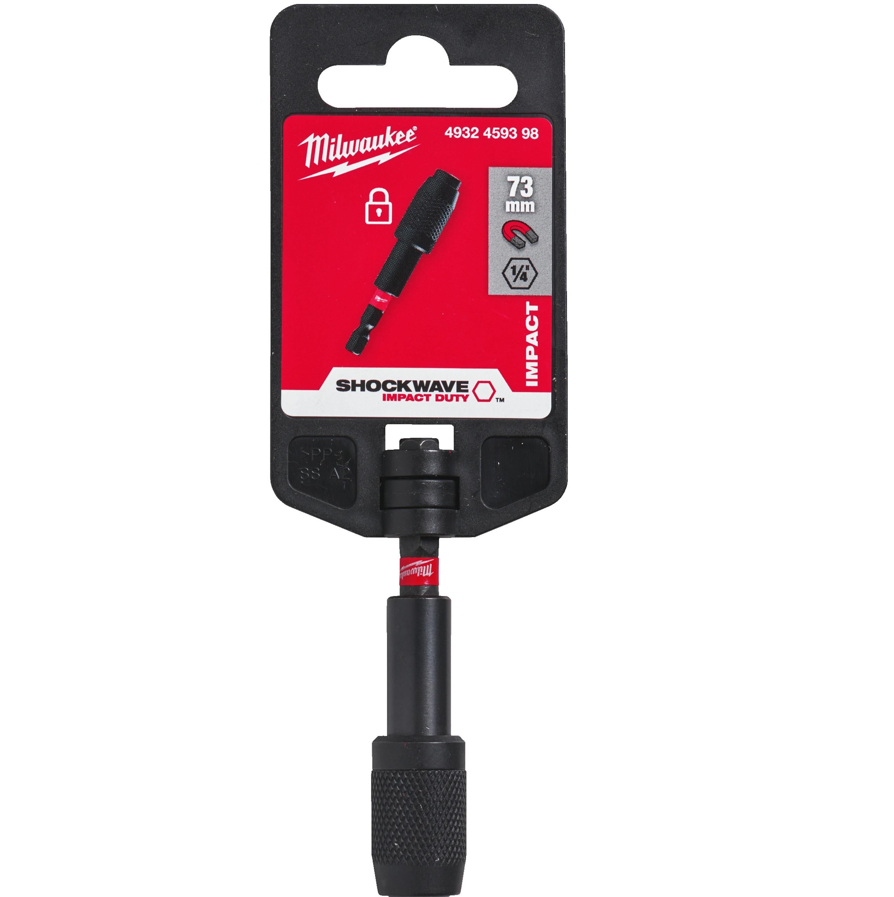 Milwaukee Bits Uç Tutucu Hızlı Kilitlemeli 73 MM 4932459398Bits Uçlar ve Adaptörler