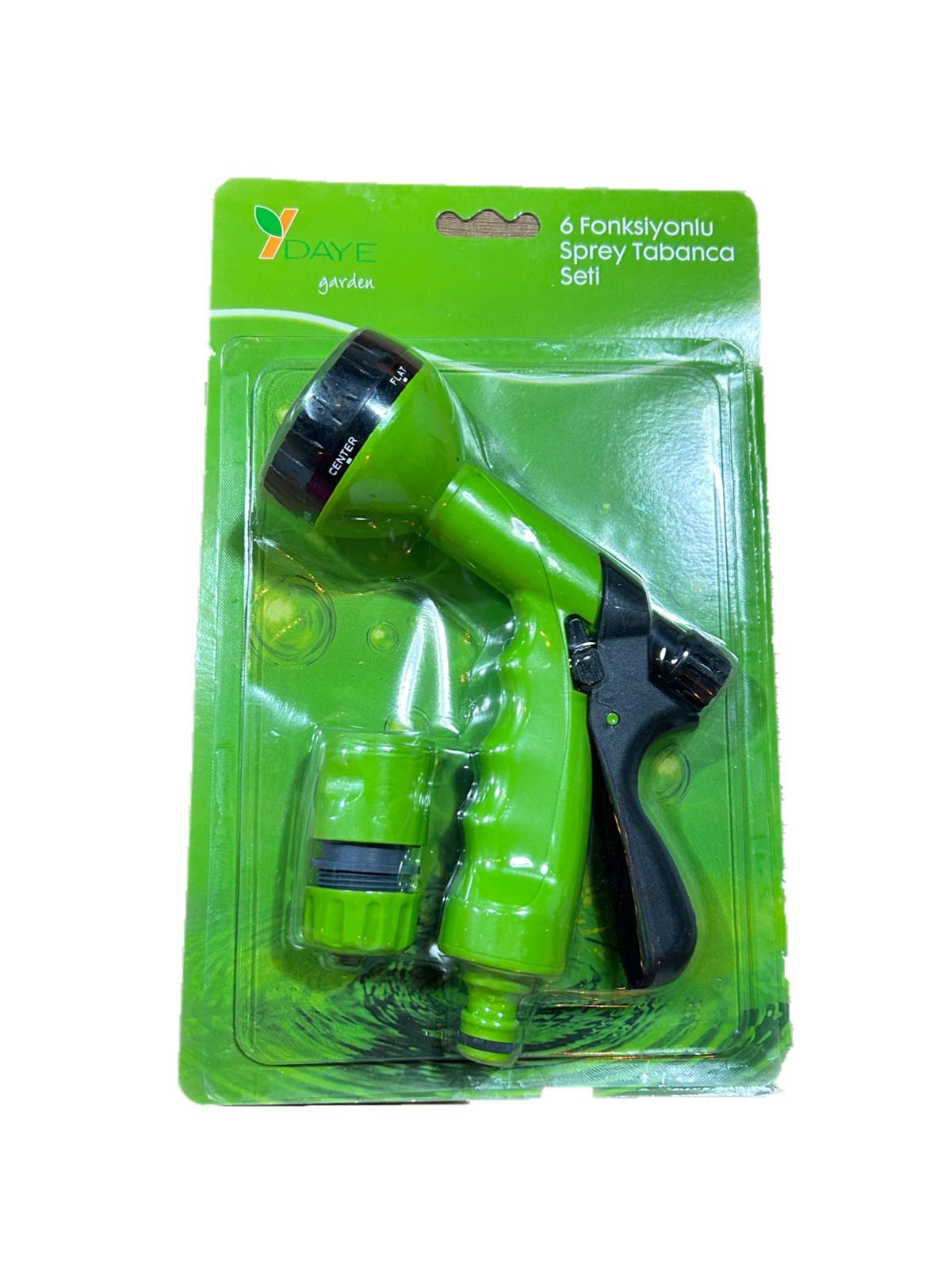 Daye 6 Fonk.Sprey Sulama Tabanca Seti DY2423Bahçe Sulama Aletleri