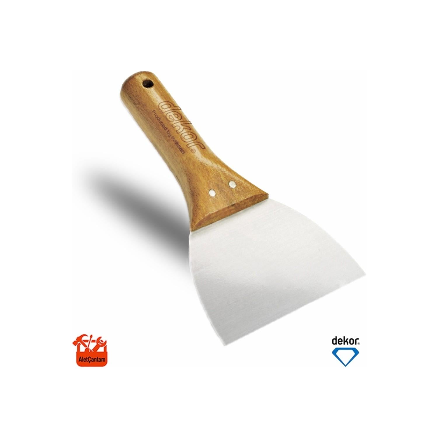 Dekor Macun Ispatula Ahşap Saplı 11 Cm 005Ispatulalar