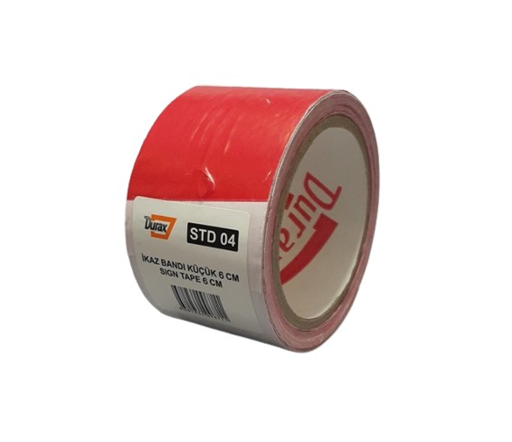 Durax İkaz Bandı Küçük 6 Cm STD 04Şantiye İş Güvenliği