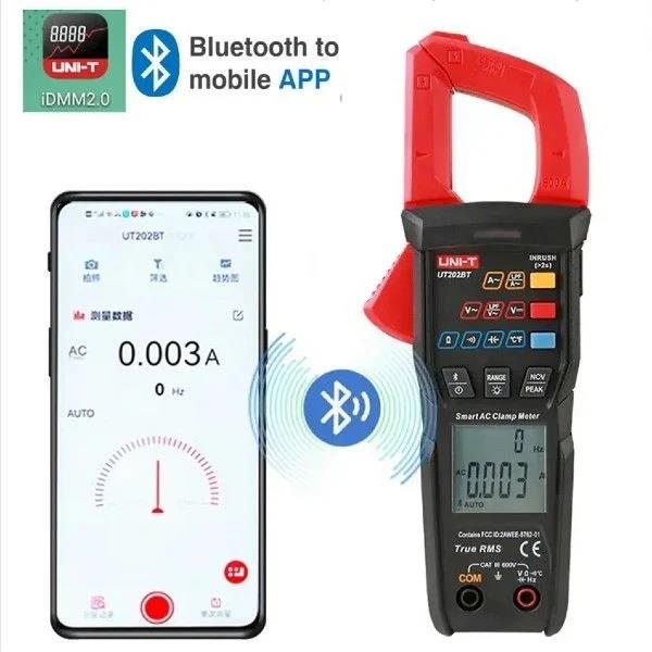 Uni-T UT202BT Dijital Pens Ampermetre Bluetooth Bağlantılı 600A Test CihazıÖlçüm Aletleri