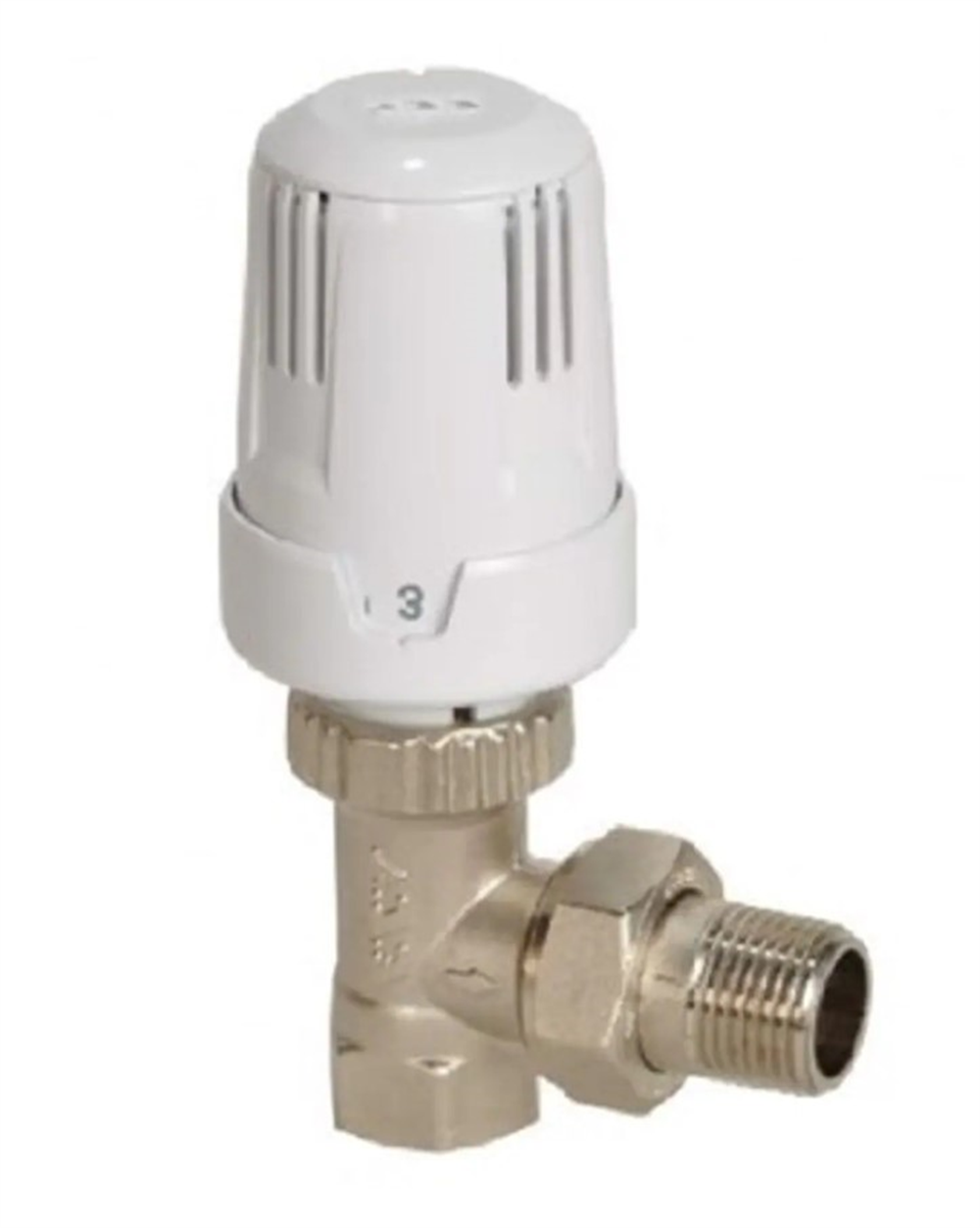 Eca 1/2 Termostatik Radyatör Valfi Köşe Trv3 Metal Grubu Tesisat Ürünleri