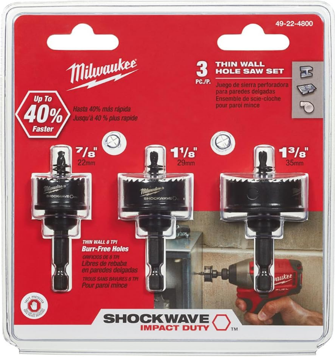 Milwaukee Panç İmpact Seri 3 Lü Set 49224800Pançlar
