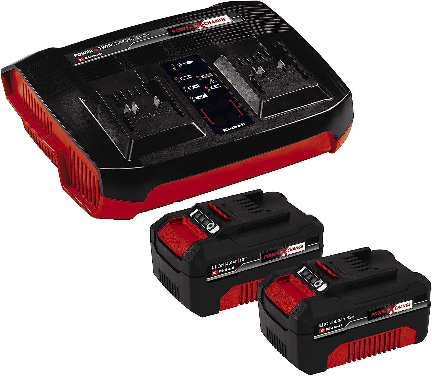Einhell 2*4,0ah Twincharger Kit Akü Ve Şarj Cihazı 4512112Yedek Akü & Şarj Cihazları