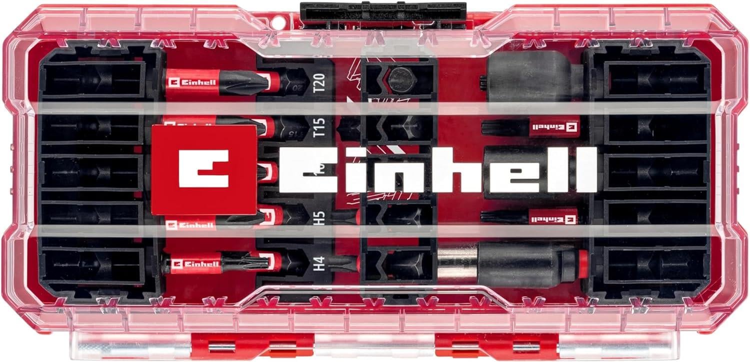 Einhell S-Case 28 Parçalı Darbeye Dayanıklı Uç Seti (25 Mm Uç, 50 Mm Uç, 60 Mm Uç Tutucu, Lokma Anahtar Uçları, Saklama Kutusu Dahil) Bits Uç Seti-108703Bits Uçlar ve Adaptörler