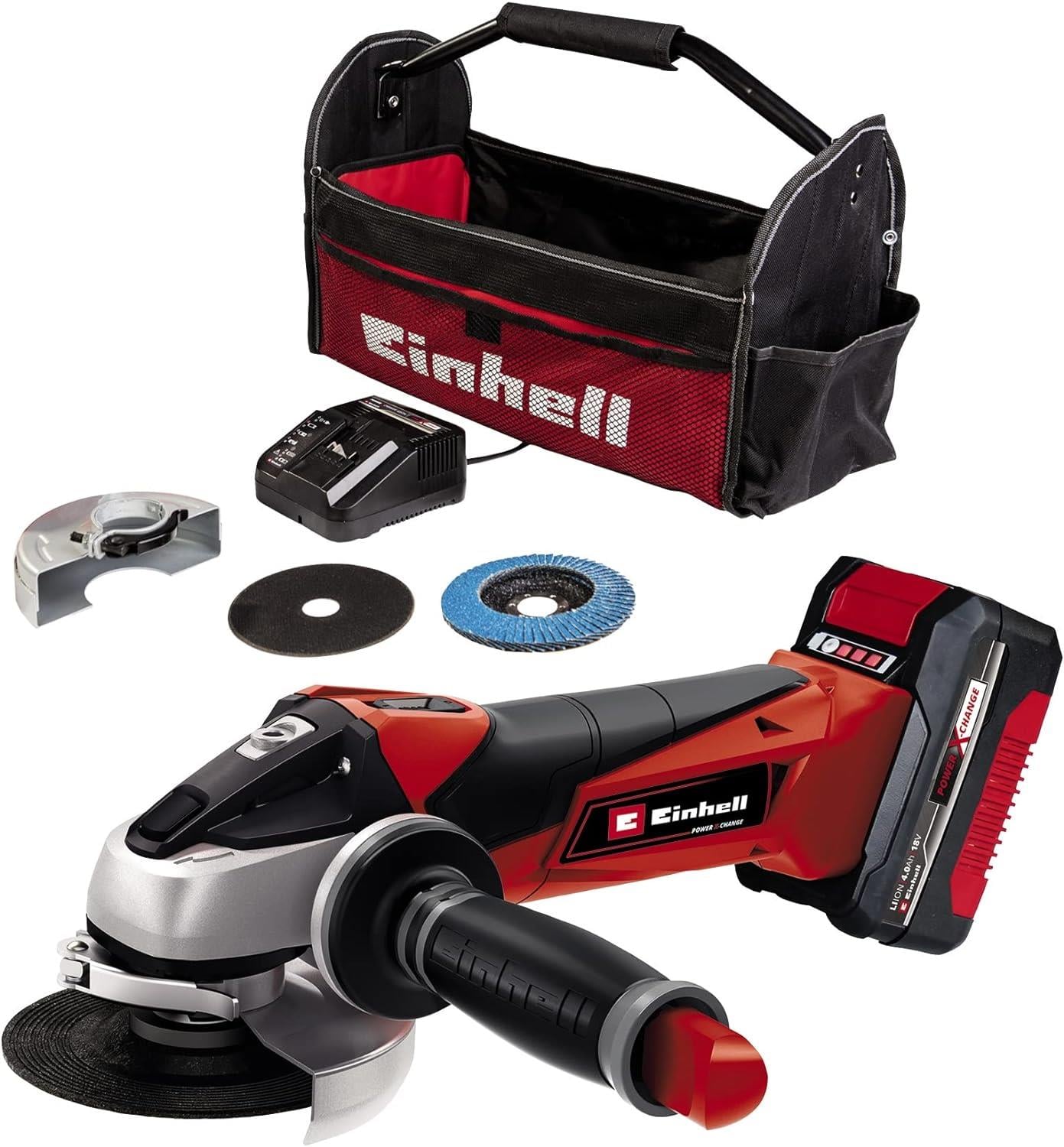 Einhell TE-AG 18/115 Lİ 1*4.0AH Akülü Avuç Taşlama 4431134Akülü Avuç Taşlamalar