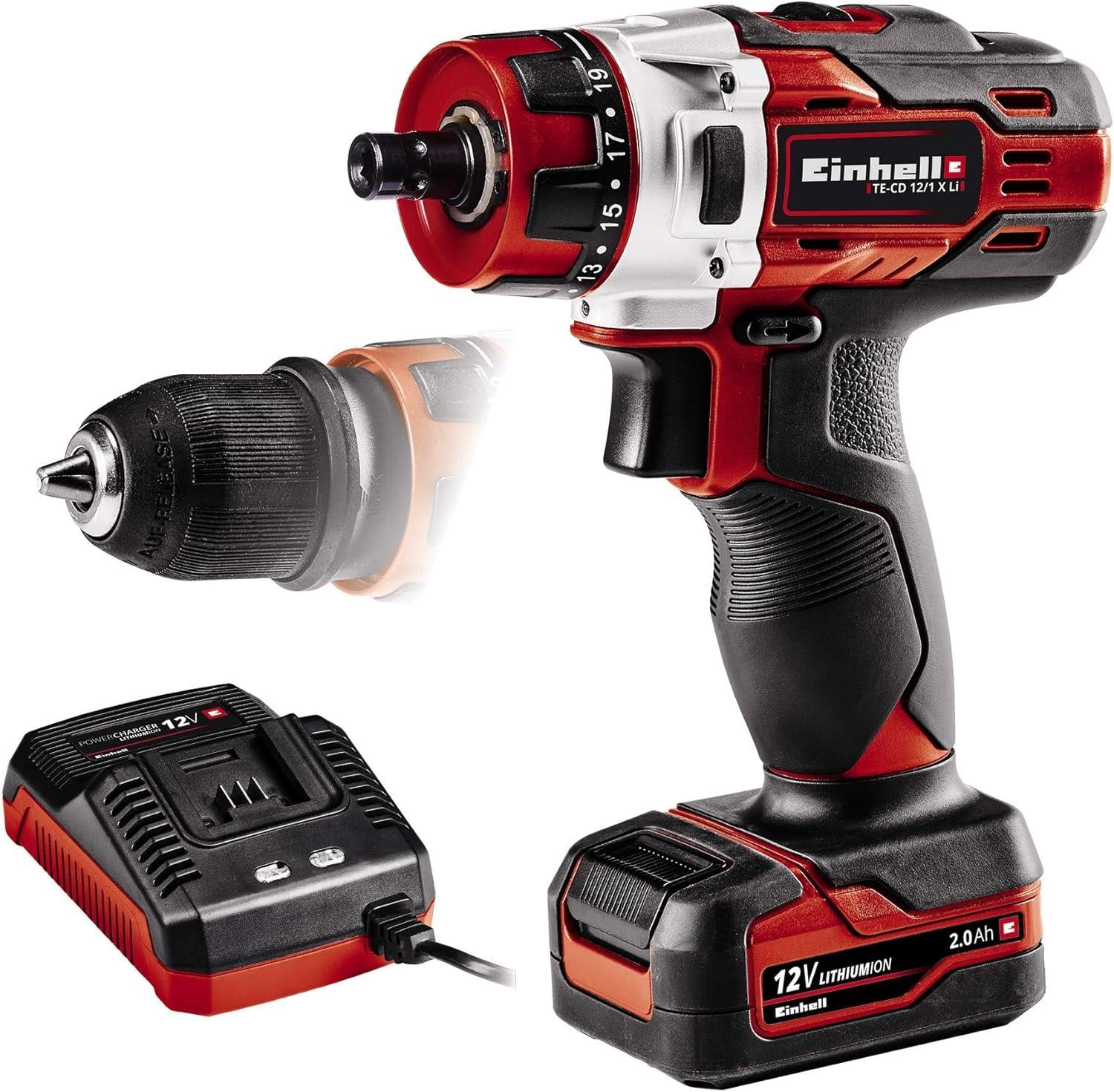 Einhell TE-CD 12/1 X-Li (1x2,0ah) Akülü Vidalama 4513592Akülü Matkaplar