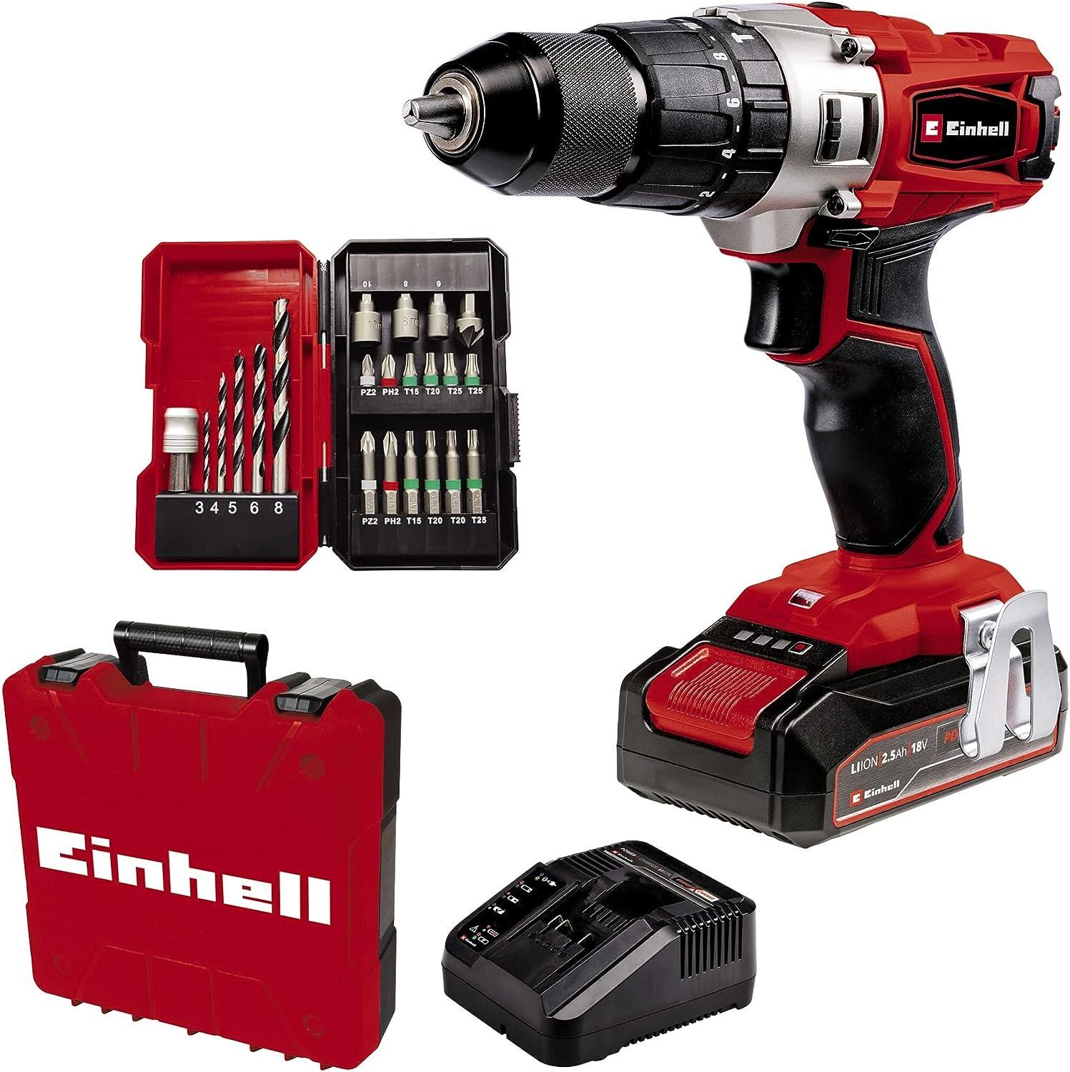 Einhell Te-Cd 18/2 Li-İ +22 (1x2,5 Ah) Akülü Darbeli Vidalama 4514220Akülü Darbeli Matkaplar