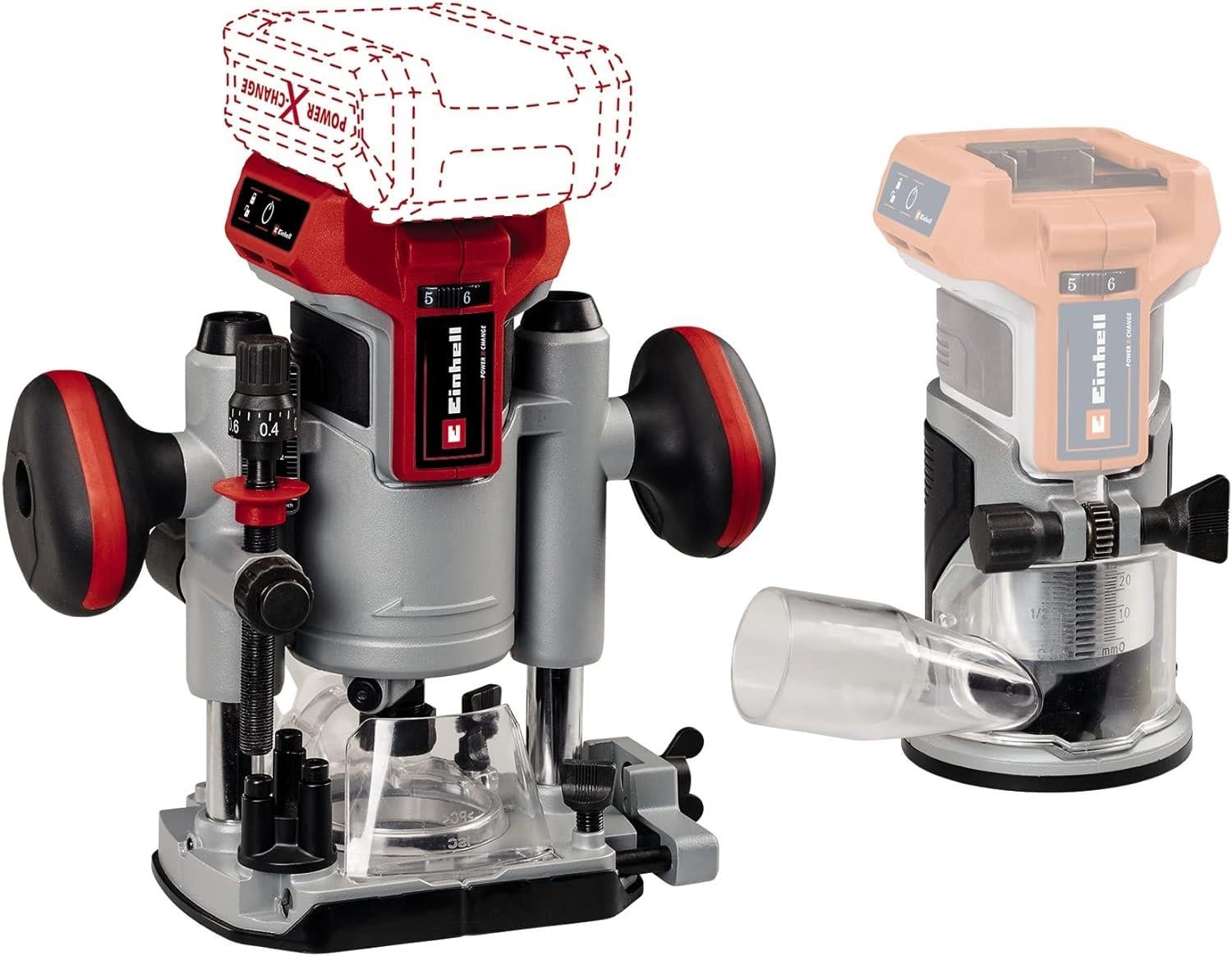 Einhell TP-RO 18 SET Lİ BL Solo Kömürsüz Akülü Dik Ve Kenar Freze 4350410Frezeler