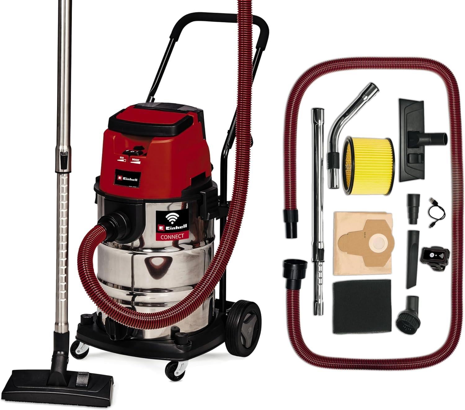 Einhell TP-VC 36/30 S AUTO SOLO, Akülü Islak/Kuru Süpürge 2347143Süpürgeler