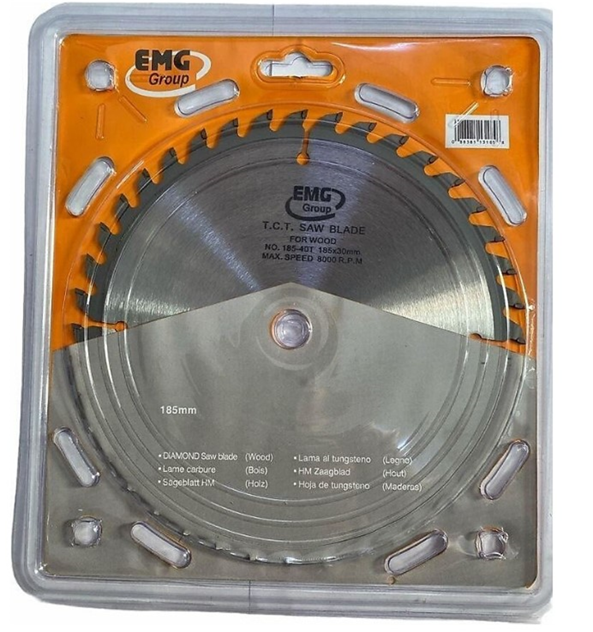 Emg Elmaslı Sunta Testere 185 Mm 40 DişDaire Testere Bıçakları