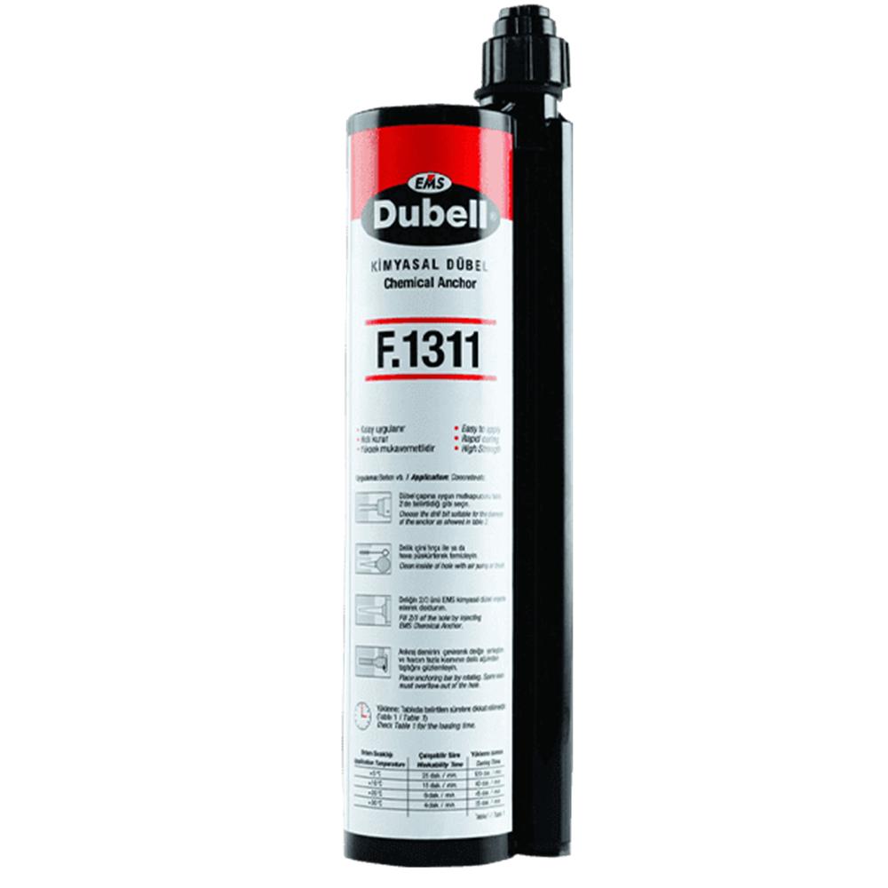 EMS Dübell F.1311 Kimyasal Dübel 345 MlYapı Kimyasalları
