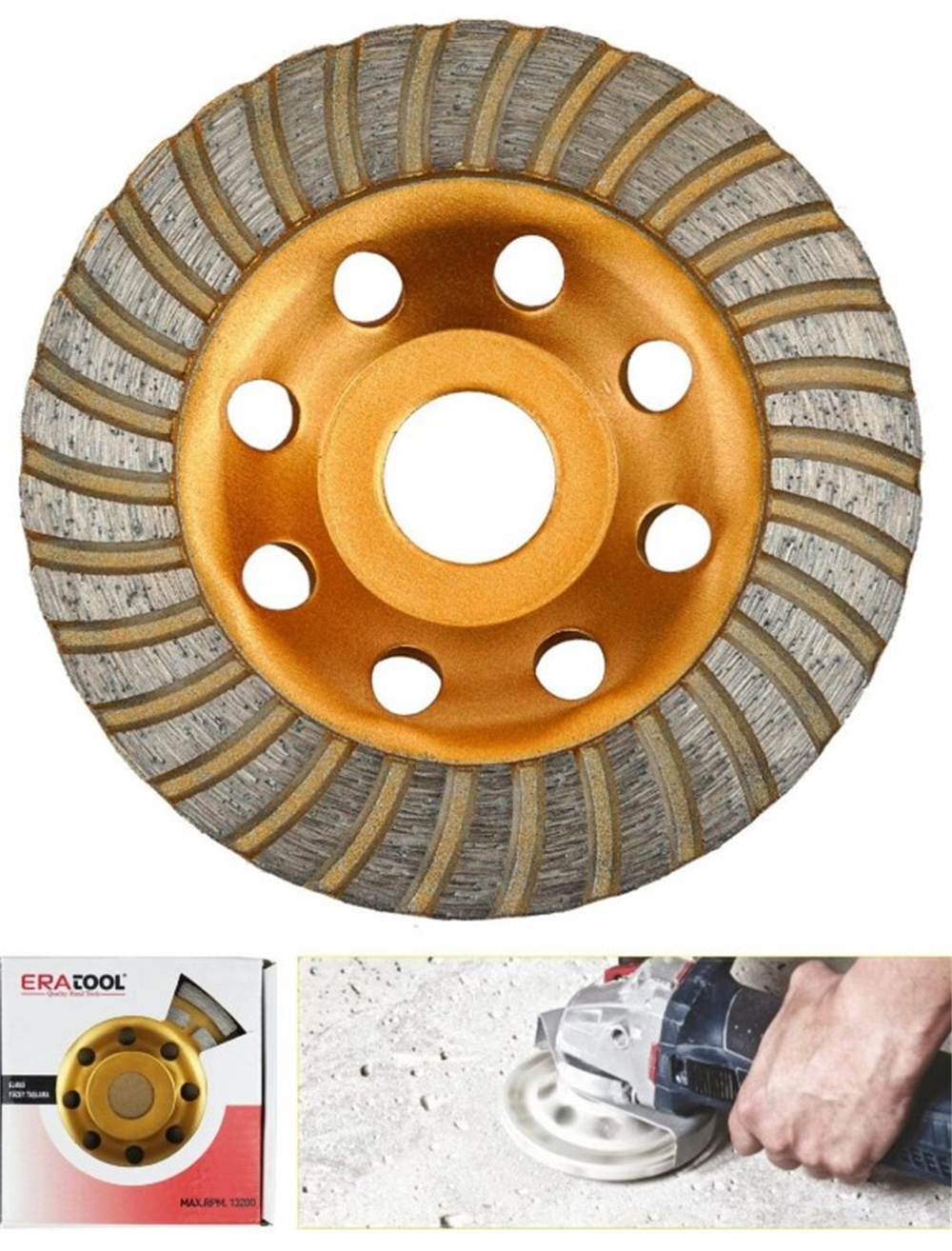 Eratool Elmas Yüzey Taşlama 115 Mm 50365Taşlama Kesici Diskleri