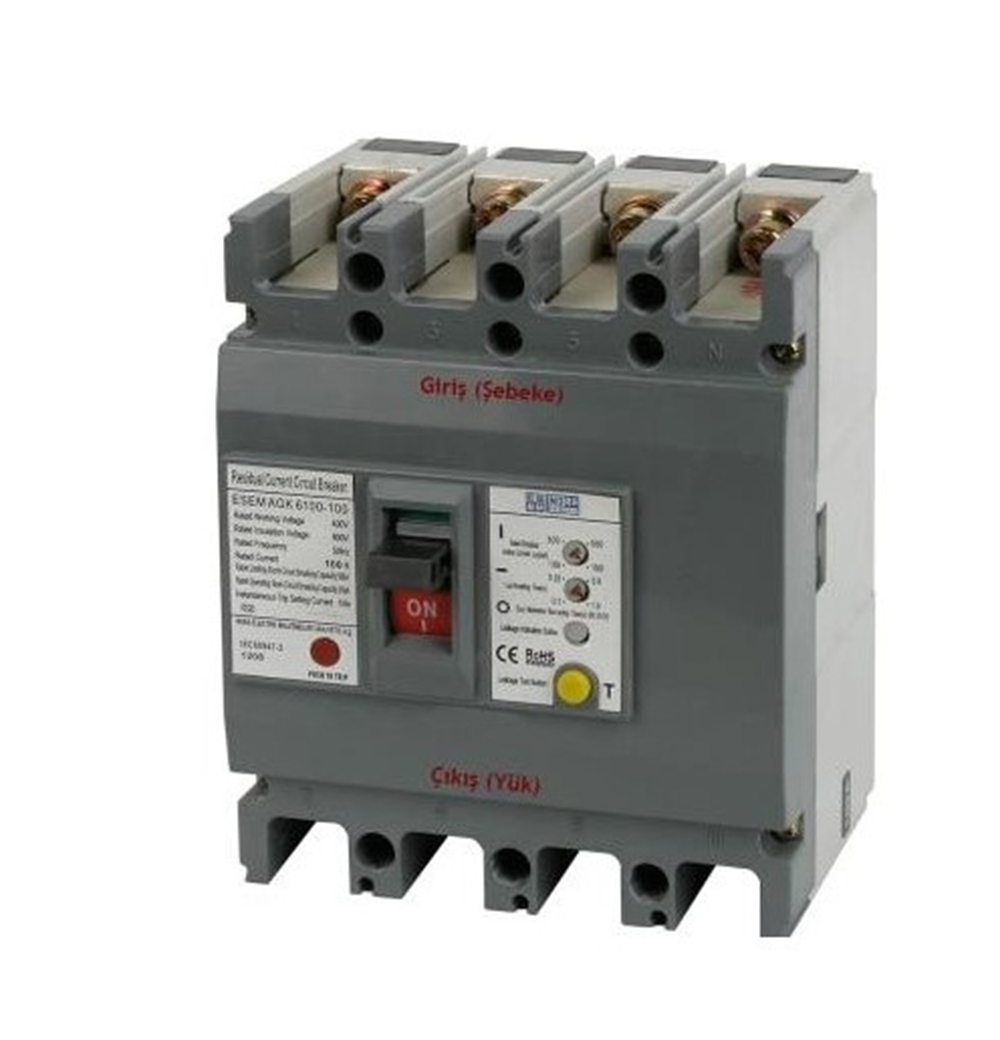 Esem AGK 6100-80 80 A 19 kA 25 kA Yangın Korumalı Termik Manyetik ŞalterSigortalar